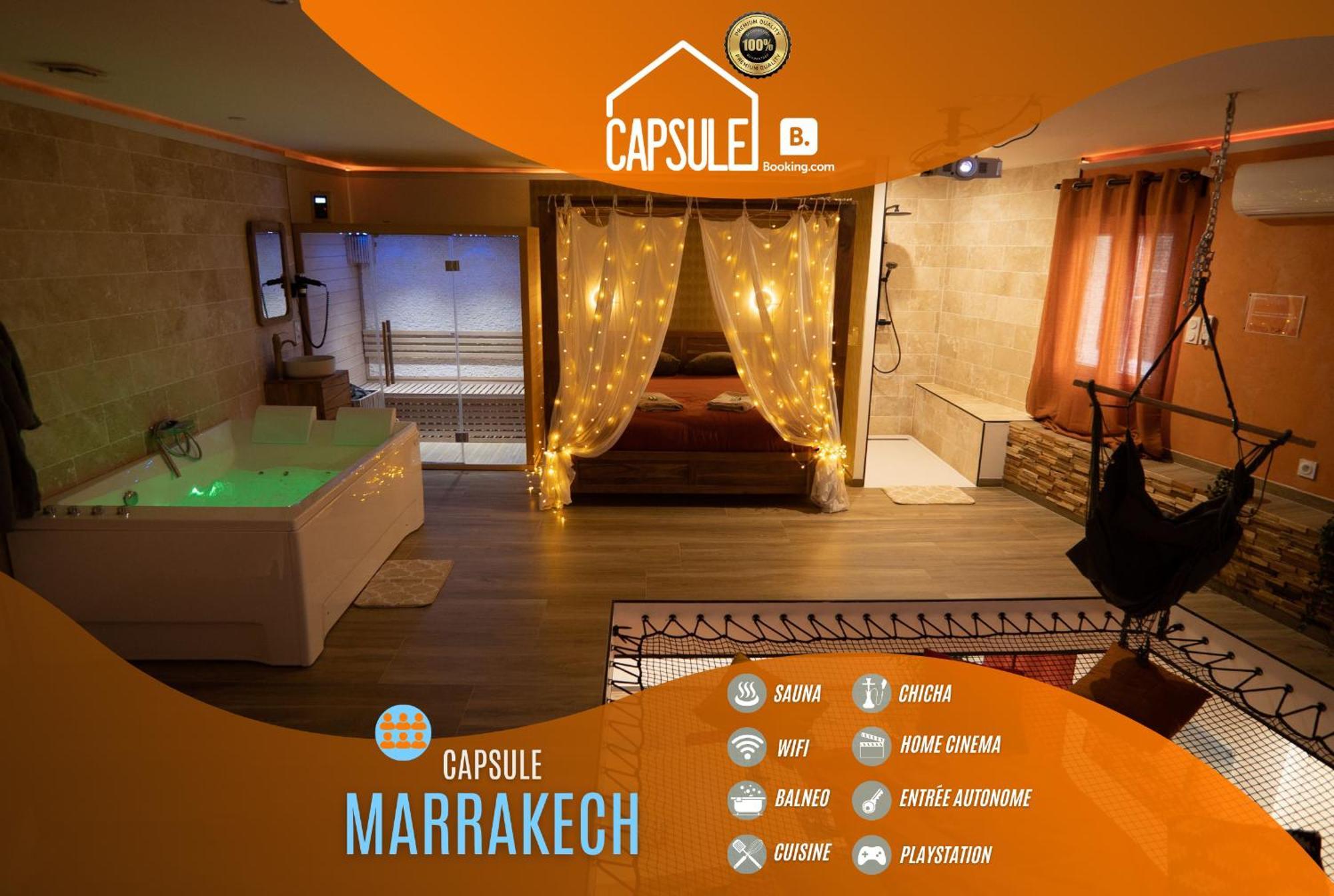 Capsule Marrakech I Chicha I Sauna I Balneo I Console Ps5 I Cinema Trith-Saint-Leger Exterior photo